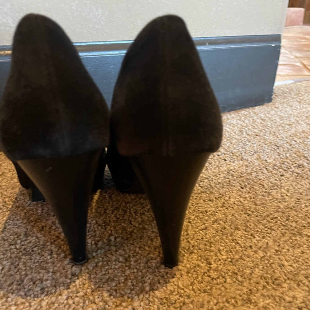 Style & Company black peep toe heels - Picture 4 of 8